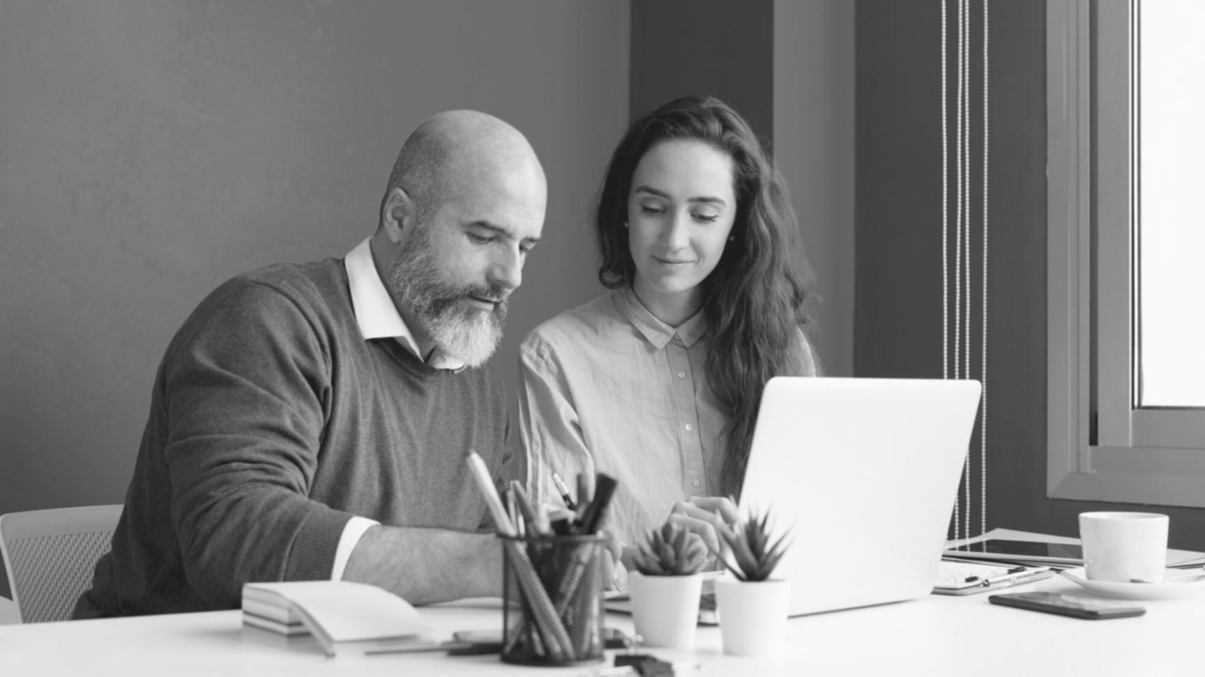 Financial planning workspace with charts and analysis tools